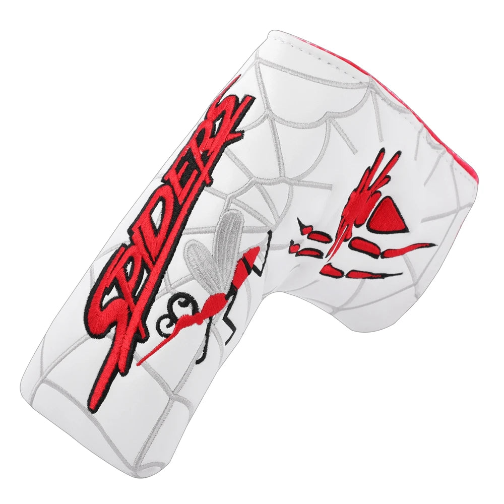 Blade Covers golf putter blade cover White Golf Putter Cover Headcover Closure for Blade Golf Putter