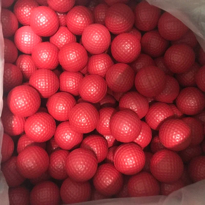 Hot Selling 20 Pcs PU Foam Golf Balls Yellow Sponge Elastic Indoor Outdoor Practice Training