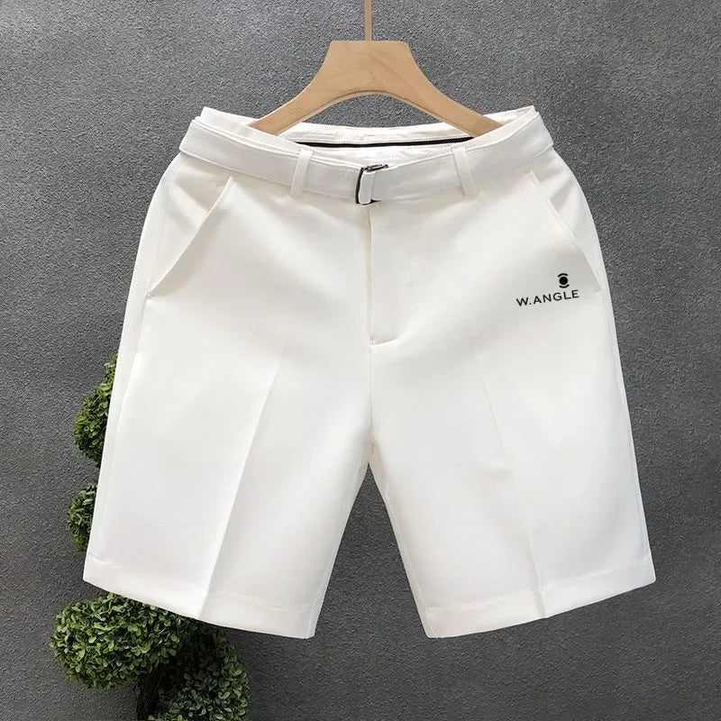 Korean Golf Clothing Men's New Suit Shorts Summer Men Golf Wear 2024 Luxury Brand Golf Shorts Fashion Casual Middle Pants