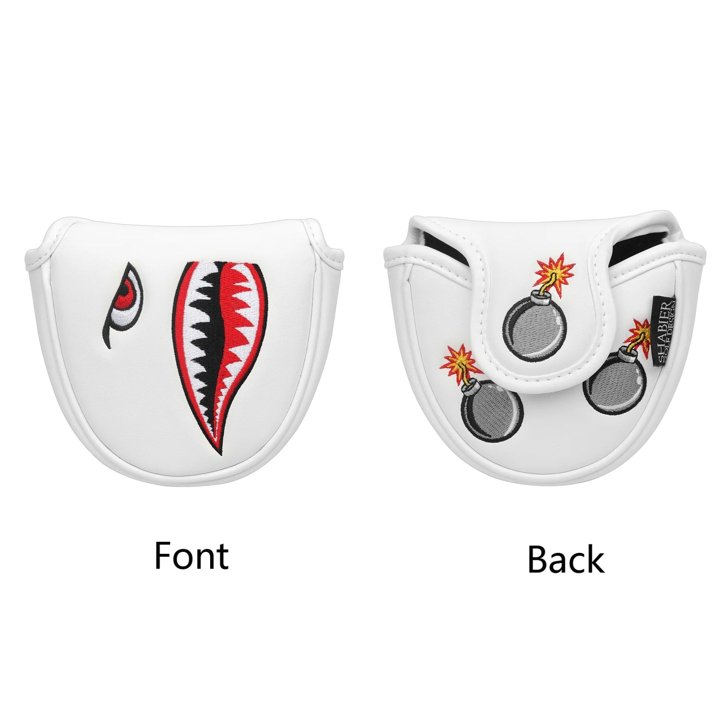 Magnetic  Closure Customized Golf Mallet Putter Covers Headcover Synthetic Leather Multi Style Color