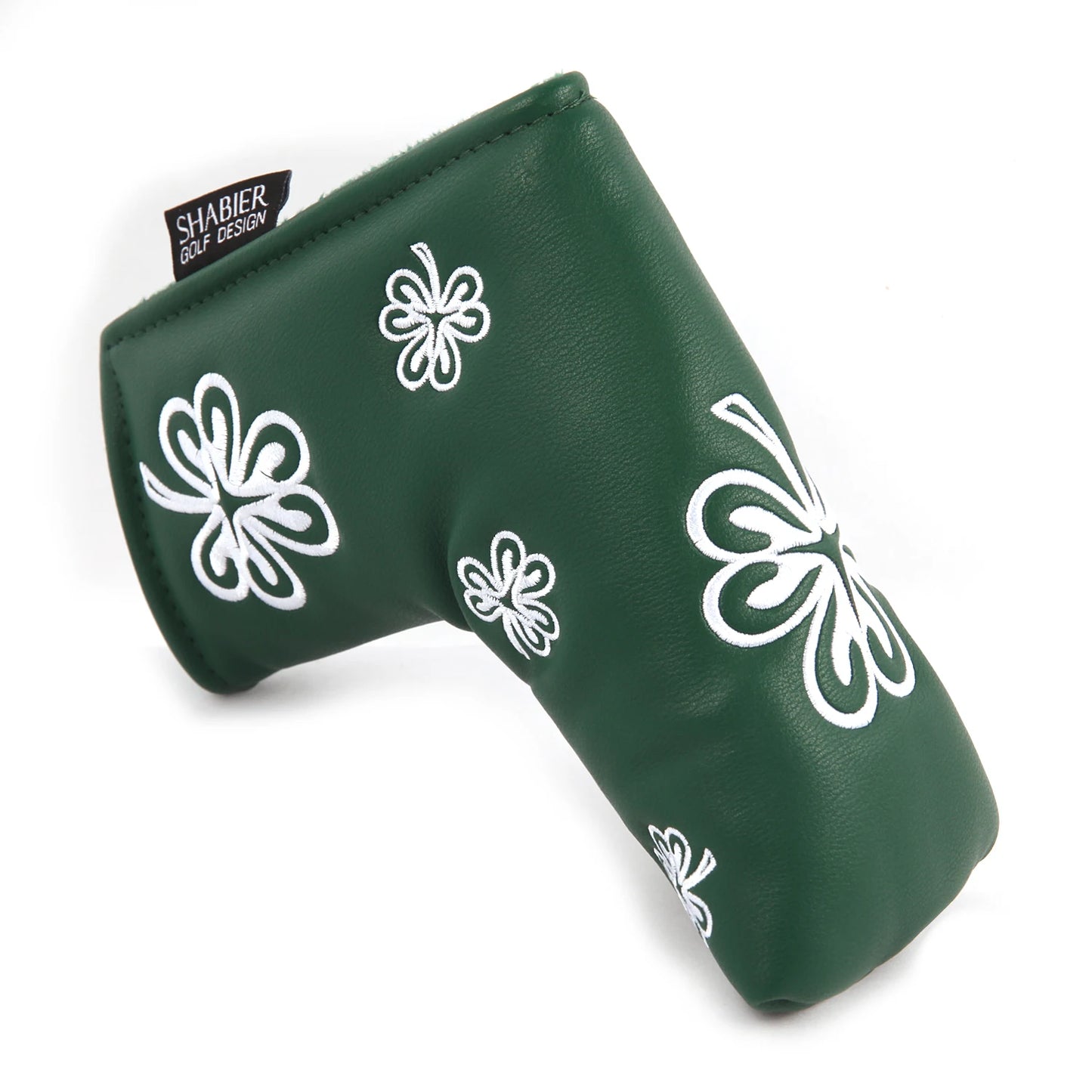 Blade Covers golf putter blade cover White Golf Putter Cover Headcover Closure for Blade Golf Putter