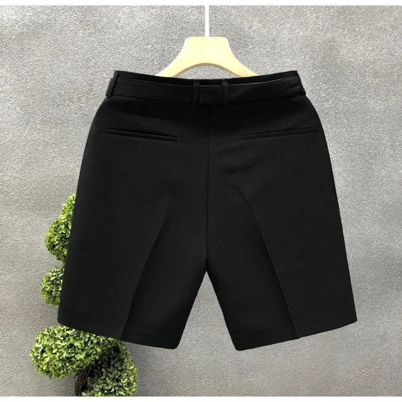 Korean Golf Clothing Men's New Suit Shorts Summer Men Golf Wear 2024 Luxury Brand Golf Shorts Fashion Casual Middle Pants