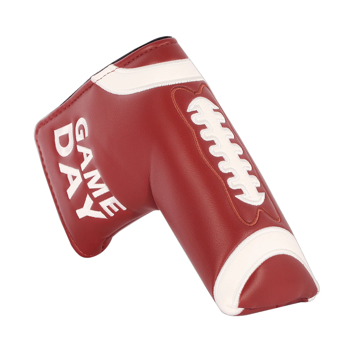 Blade Covers golf putter blade cover White Golf Putter Cover Headcover Closure for Blade Golf Putter